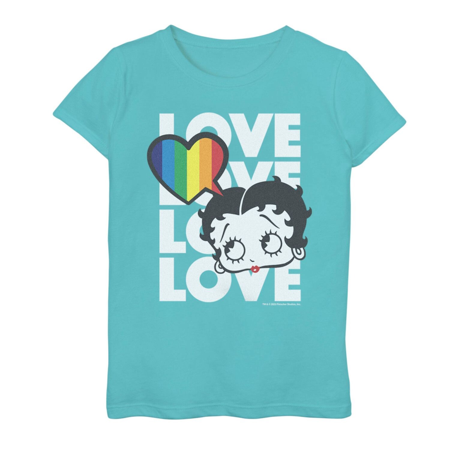 Футболка с рисунком Betty Boop Thinking Love Word Stack Pride для девочек 6–16 лет Licensed Character
Футболка с рисунком Betty Boop Thinking Love Word Stack Pride для девочек 6–16 лет Licensed Character