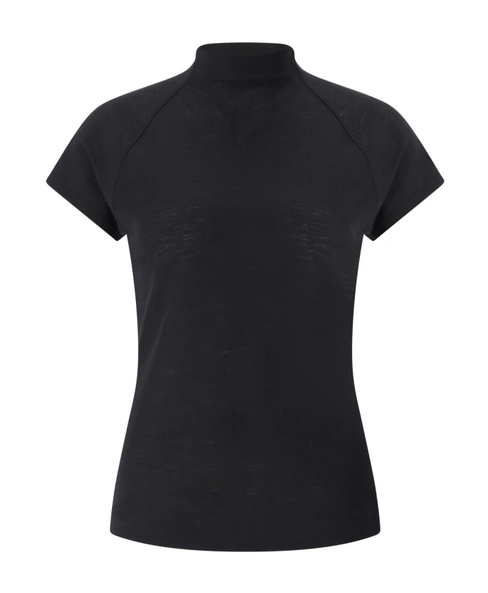 Шерстяная рубашка со стоячим воротником Vince, черный
Шерстяная рубашка со стоячим воротником Vince, черный