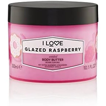 I Love Глазированное масло для тела с ароматом малины, маслом ши и кокосовым маслом 300 мл
I Love Глазированное масло для тела с ароматом малины, маслом ши и кокосовым маслом 300 мл