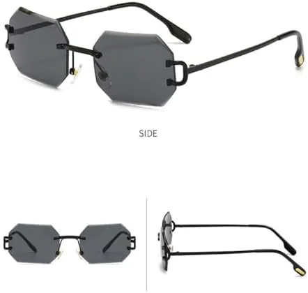 Винтажные квадратные солнцезащитные очки без оправы для женщин и мужчин. Роскошные солнцезащитные очки для женщин с защитой от УФ-излучения UV400 MTZJH, Clear
Винтажные квадратные солнцезащитные очки без оправы для женщин и мужчин. Роскошные солнцезащитные очки для женщин с защитой от УФ-излучения UV400 MTZJH, Clear