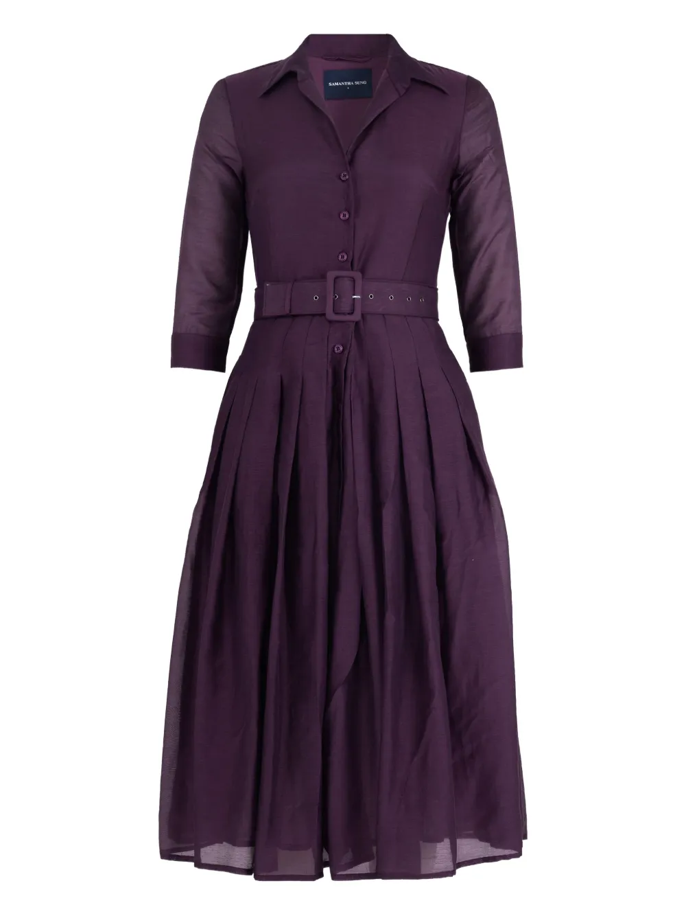 Плиссированное платье миди Audrey с поясом Samantha Sung, фиолетовый
Плиссированное платье миди Audrey с поясом Samantha Sung, фиолетовый