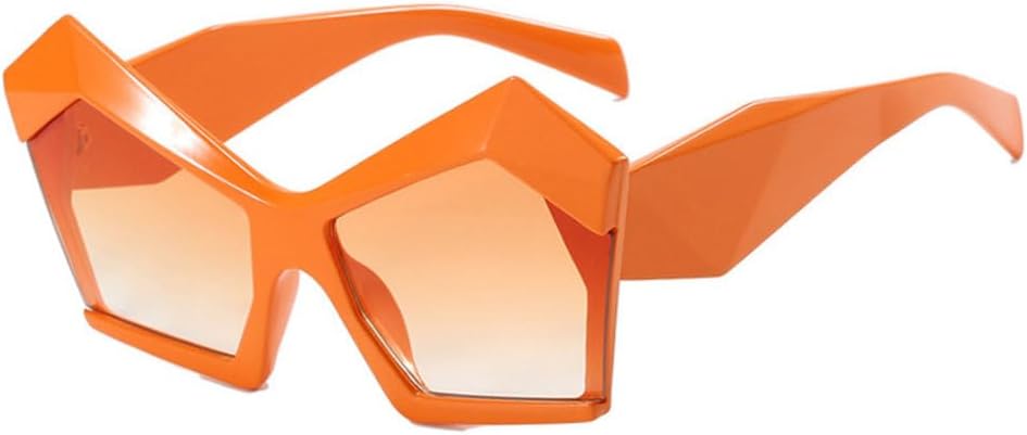 Модные солнцезащитные очки неправильной формы для женщин, разноцветные, с защитой от УФ-излучения UV400, трендовые солнцезащитные очки с градиентным переходом для женщин TKKTLLT, Orange-orange
Модные солнцезащитные очки неправильной формы для женщин, разноцветные, с защитой от УФ-излучения UV400, трендовые солнцезащитные очки с градиентным переходом для женщин TKKTLLT, Orange-orange