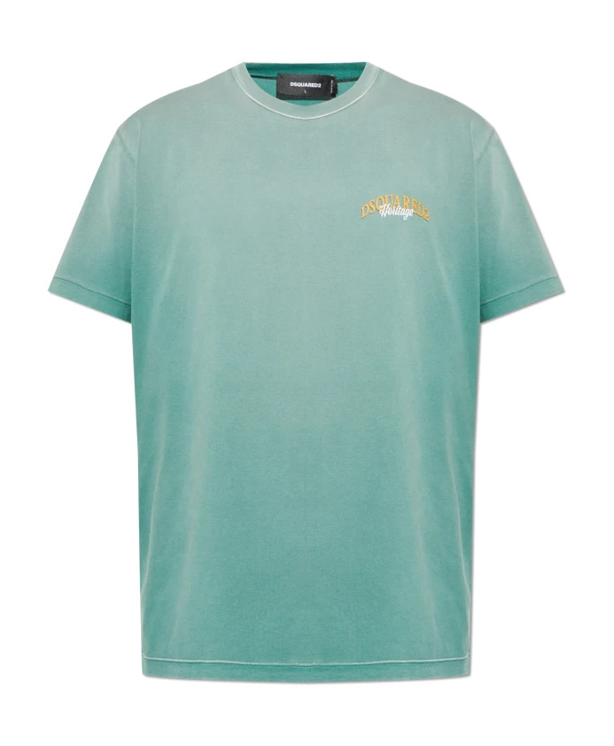 Футболка с логотипом Dsquared2, зеленый
Футболка с логотипом Dsquared2, зеленый