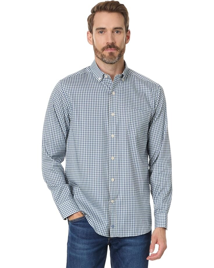 Рубашка Johnston & Murphy Xc4 Outlined Grid Shirt, синий
Рубашка Johnston & Murphy Xc4 Outlined Grid Shirt, синий