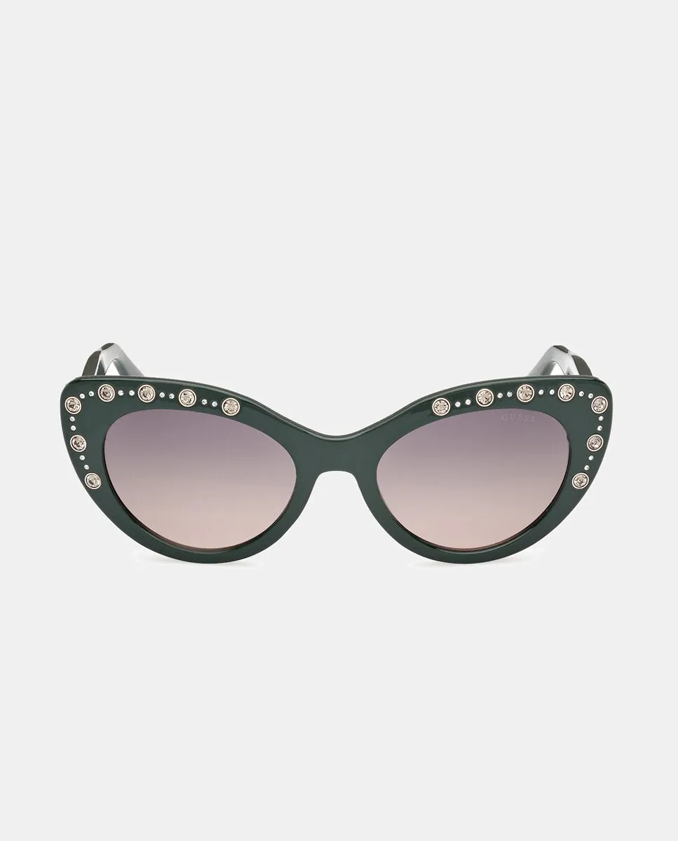Женские солнцезащитные очки «кошачий глаз» с градиентными линзами Guess, зеленый
Женские солнцезащитные очки «кошачий глаз» с градиентными линзами Guess, зеленый