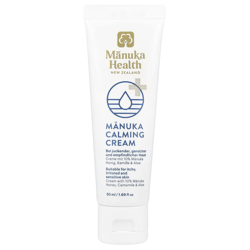 Manuka Health, Успокаивающий крем Manuka, 50 мл (1,69 жидк. Унции)
Manuka Health, Успокаивающий крем Manuka, 50 мл (1,69 жидк. Унции)