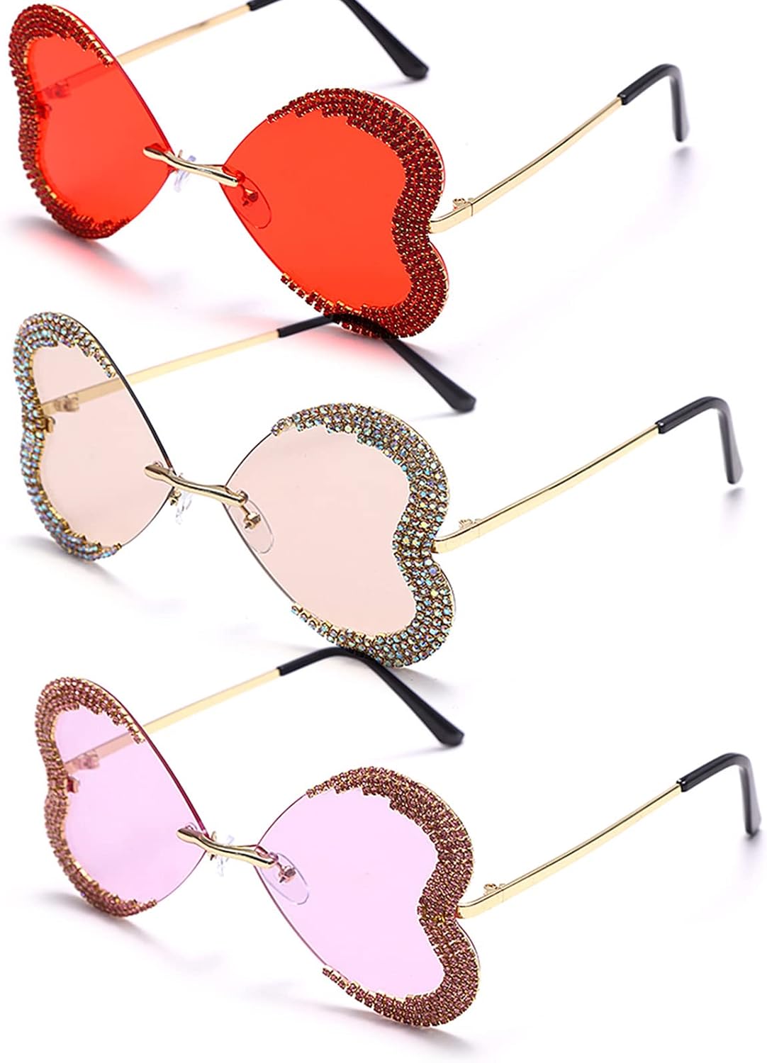 willochra Милая девочка. Сверкающие конфетные цвета. Оправа в форме сердца. Солнцезащитные очки с кристаллами. Защита от УФ-излучения. Солнцезащитные очки для вечеринки со стразами, 3pcs-purple&champagne&red
willochra Милая девочка. Сверкающие конфетные цвета. Оправа в форме сердца. Солнцезащитные очки с кристаллами. Защита от УФ-излучения. Солнцезащитные очки для вечеринки со стразами, 3pcs-purple&champagne&red