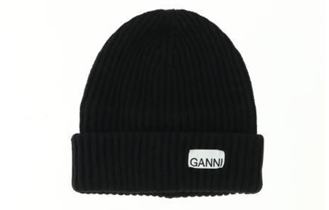 Шапка с логотипом-нашивкой, вязаная резинкой GANNI, черный
Шапка с логотипом-нашивкой, вязаная резинкой GANNI, черный