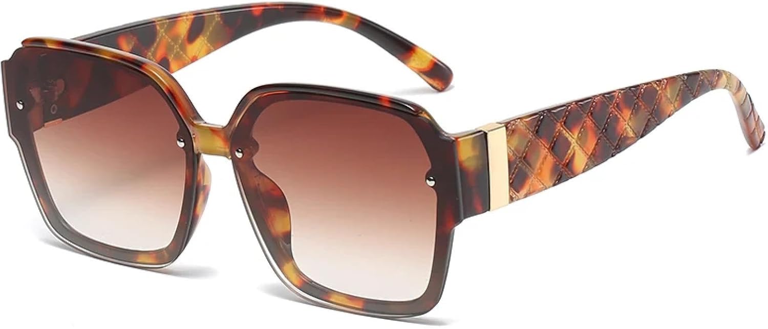 Солнцезащитные очки с защитой от УФ-излучения UV400 | Большая оправа, сетчатые дужки с градиентным переходом цвета | Для женщин и мужчин, для занятий спортом на открытом воздухе и вождения DSVIGF, Leopard
Солнцезащитные очки с защитой от УФ-излучения UV400 | Большая оправа, сетчатые дужки с градиентным переходом цвета | Для женщин и мужчин, для занятий спортом на открытом воздухе и вождения DSVIGF, Leopard