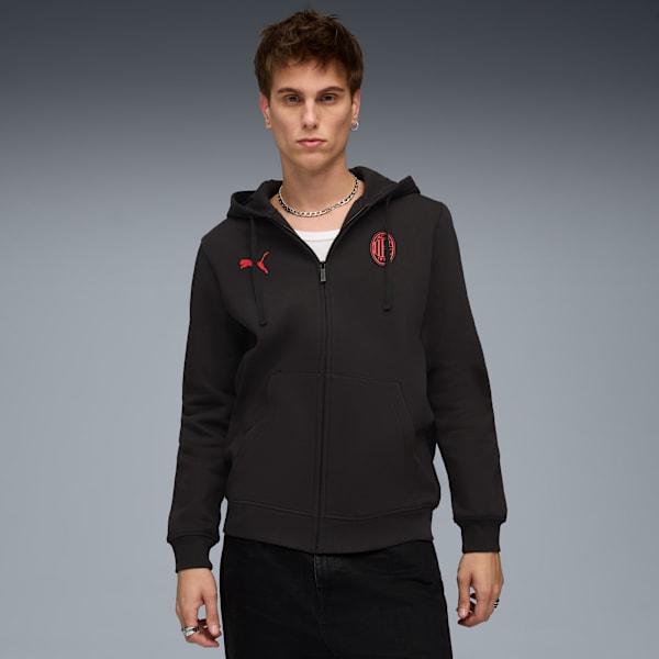 Мужская флисовая футбольная толстовка с капюшоном на молнии Ac Milan Soccer Essentials Puma, черный
Мужская флисовая футбольная толстовка с капюшоном на молнии Ac Milan Soccer Essentials Puma, черный