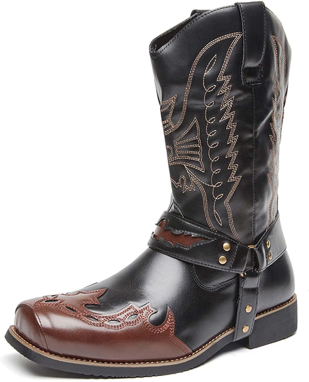 Джинсовые ботинки мужские с ретро-прямым носком, ручной вышивкой, вестерн-стиле, антискользящие, с эффектом увеличения роста, для формальных мероприятий, вечеринок, музыкальных банкетов, высокие кожаные обувь Generic, черный
Джинсовые ботинки мужские с ретро-прямым носком, ручной вышивкой, вестерн-стиле, антискользящие, с эффектом увеличения роста, для формальных мероприятий, вечеринок, музыкальных банкетов, высокие кожаные обувь Generic, черный