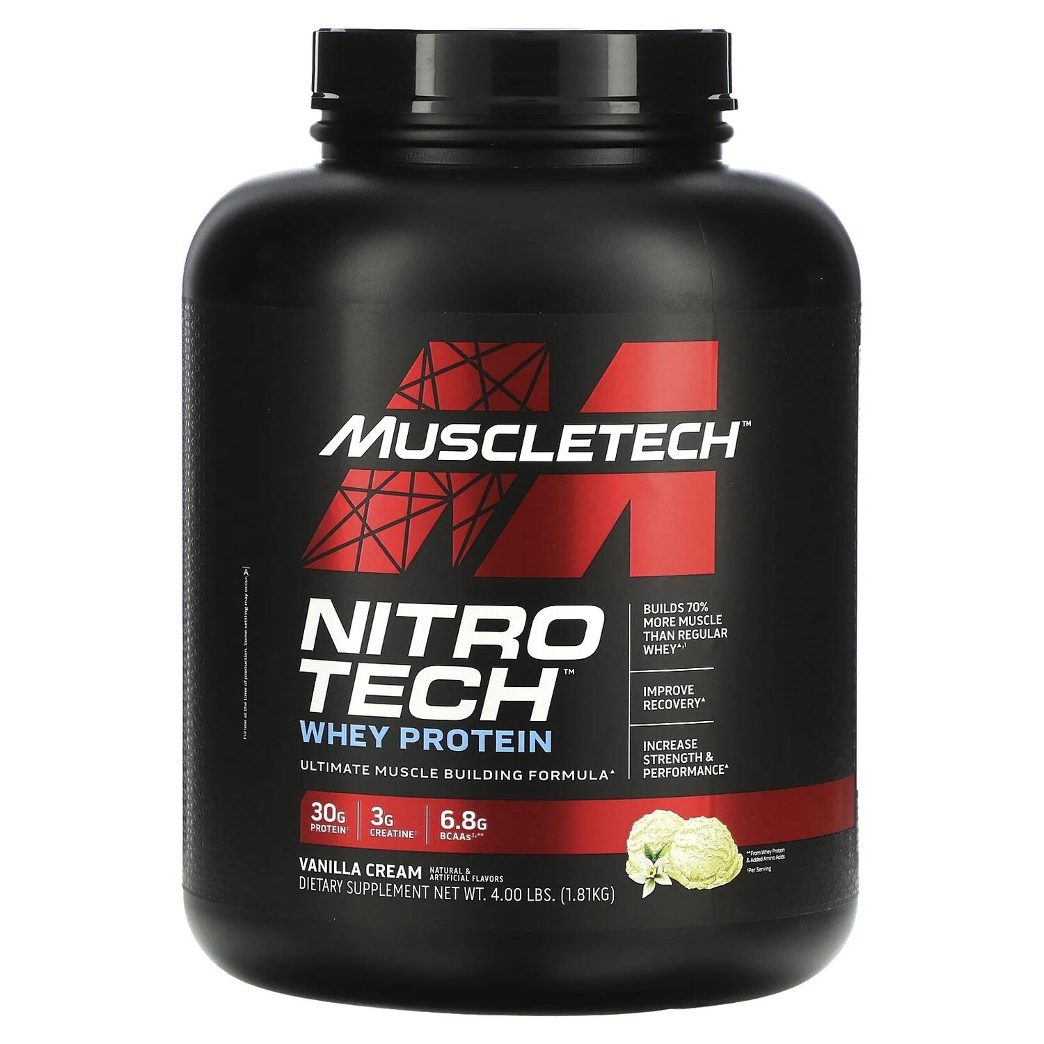 Muscletech Nitro Tech основной источник пептидов и изолята сывороточного белка со вкусом ванили 1,81 кг (4 фунта)
Muscletech Nitro Tech основной источник пептидов и изолята сывороточного белка со вкусом ванили 1,81 кг (4 фунта)