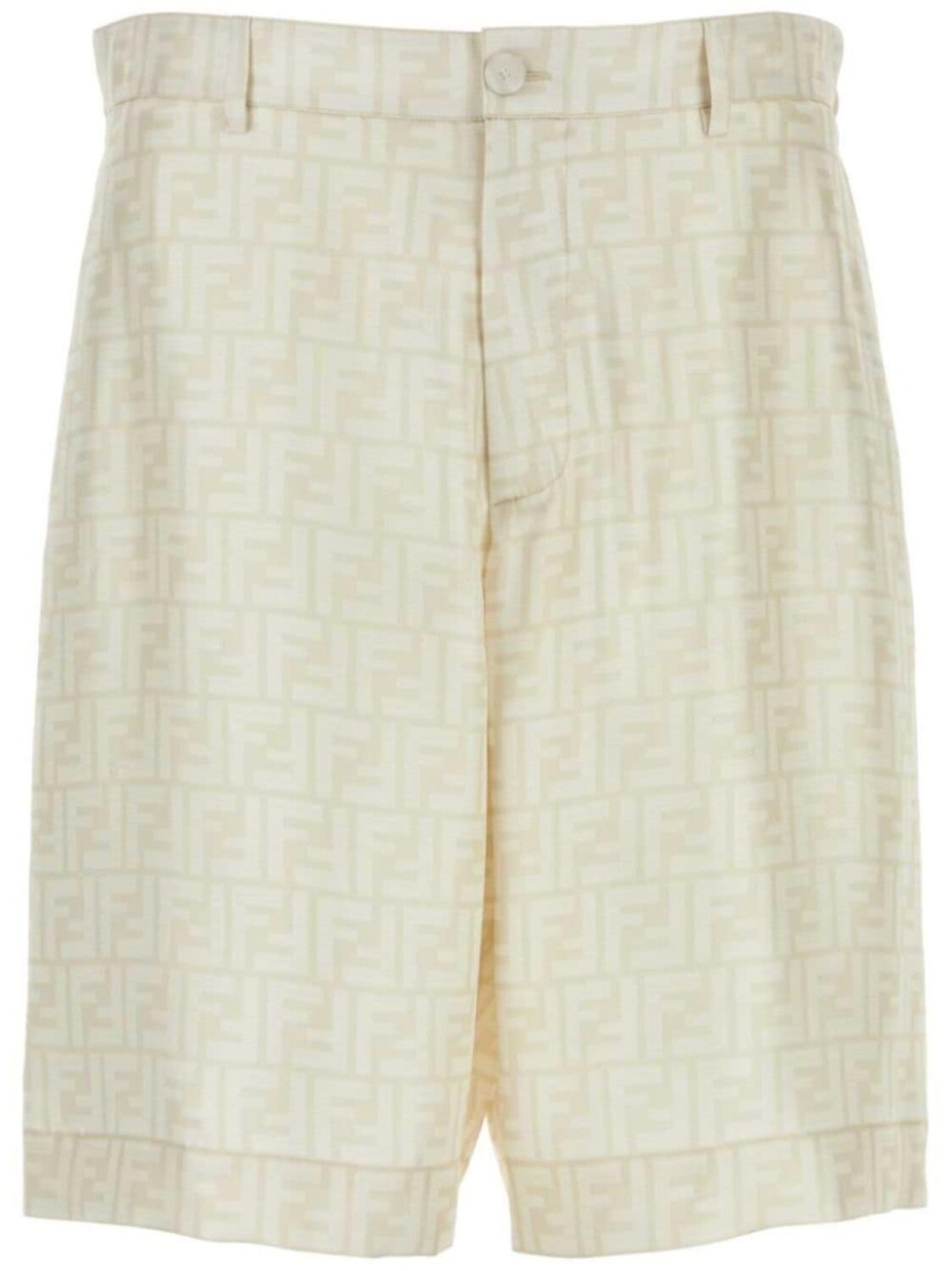 FENDI шорты из шелка FF, нейтральный цвет
FENDI шорты из шелка FF, нейтральный цвет