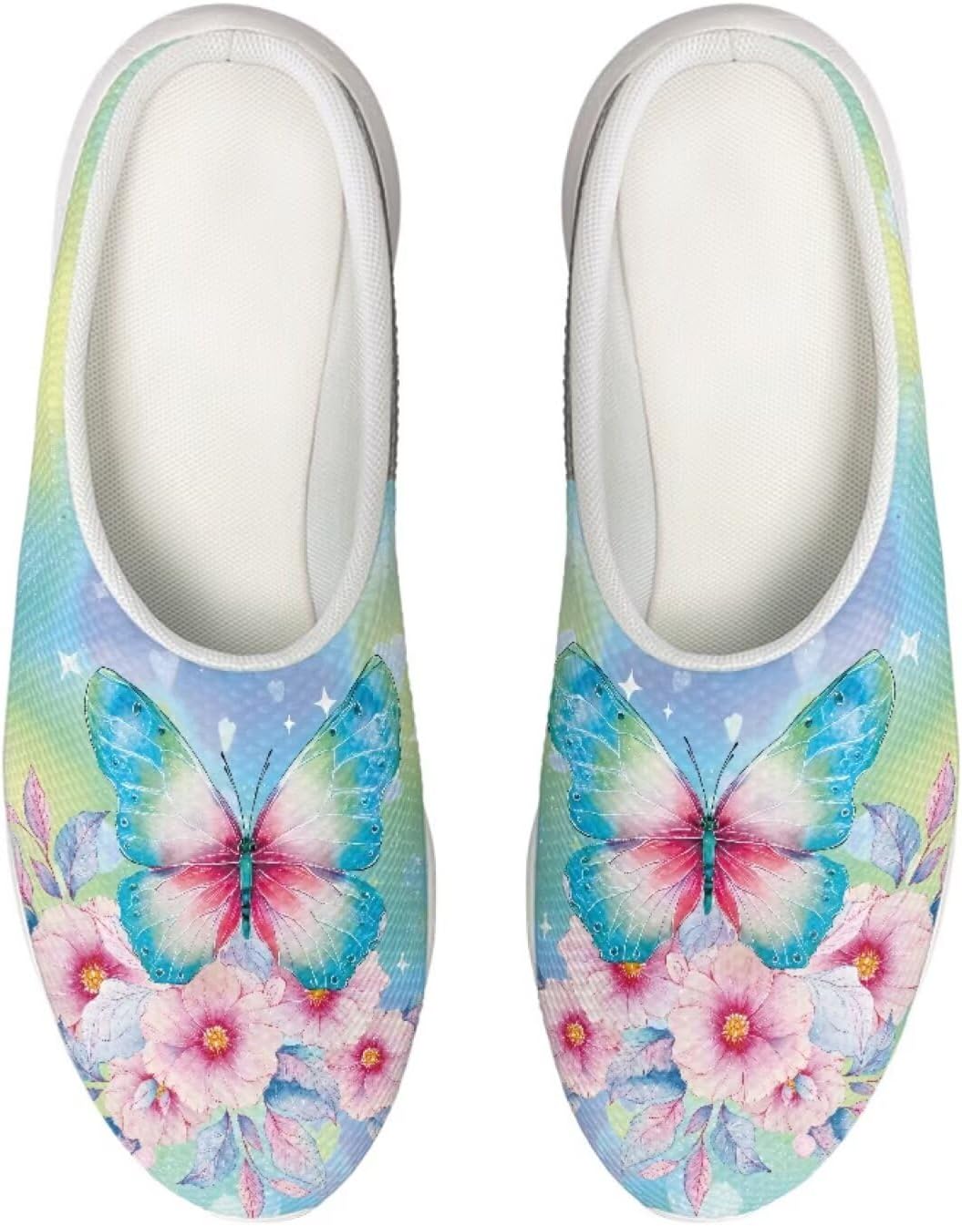 Женские сабо-клоги Forchrinse Blue Palm Tree с сеткой, легкие для ходьбы, с мягкой поддержкой свода стопы, для работы, ухода за больными, Butterfly Flowers
Женские сабо-клоги Forchrinse Blue Palm Tree с сеткой, легкие для ходьбы, с мягкой поддержкой свода стопы, для работы, ухода за больными, Butterfly Flowers