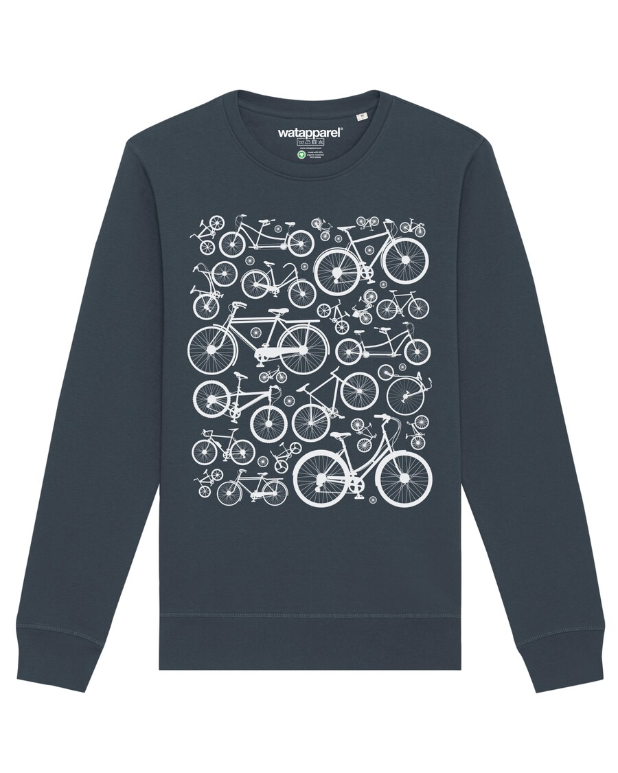 Свитер Watapparel Sweatshirt Fahrräder, антрацит 
Свитер Watapparel Sweatshirt Fahrräder, антрацит