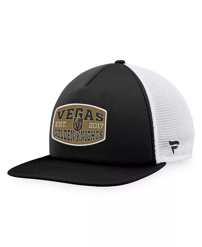 Мужская черно-белая кепка Vegas Golden Knights из пенопласта с нашивкой спереди Trucker Snapback Fanatics, черный
Мужская черно-белая кепка Vegas Golden Knights из пенопласта с нашивкой спереди Trucker Snapback Fanatics, черный
