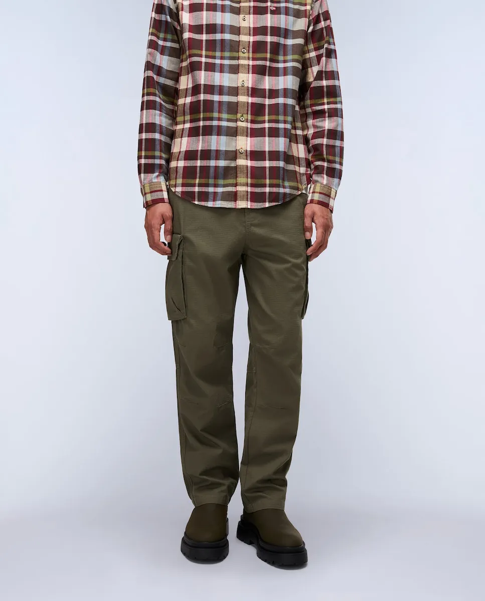 Мужские карго-штаны свободного кроя зеленого цвета Napapijri
Мужские карго-штаны свободного кроя зеленого цвета Napapijri