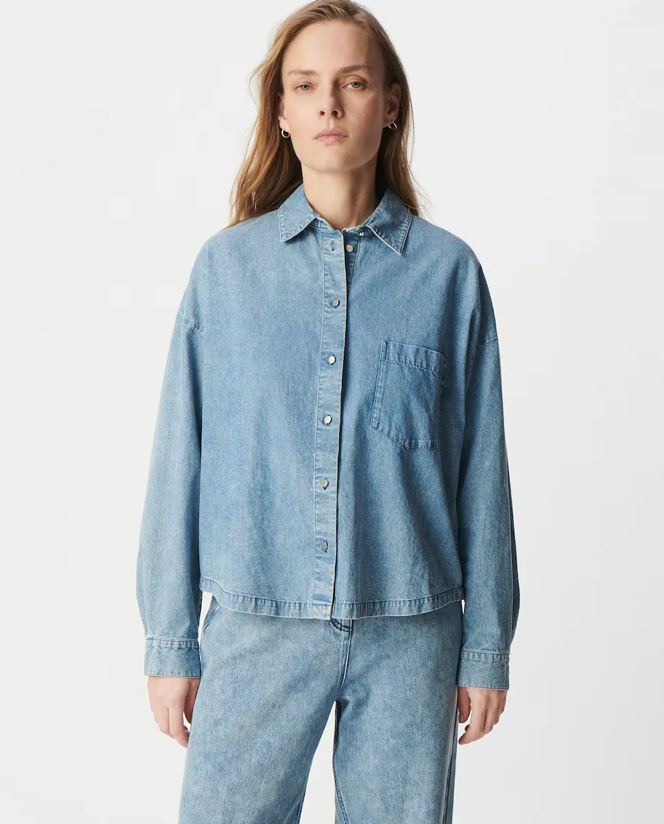Женская джинсовая рубашка IKKS, синий
Женская джинсовая рубашка IKKS, синий