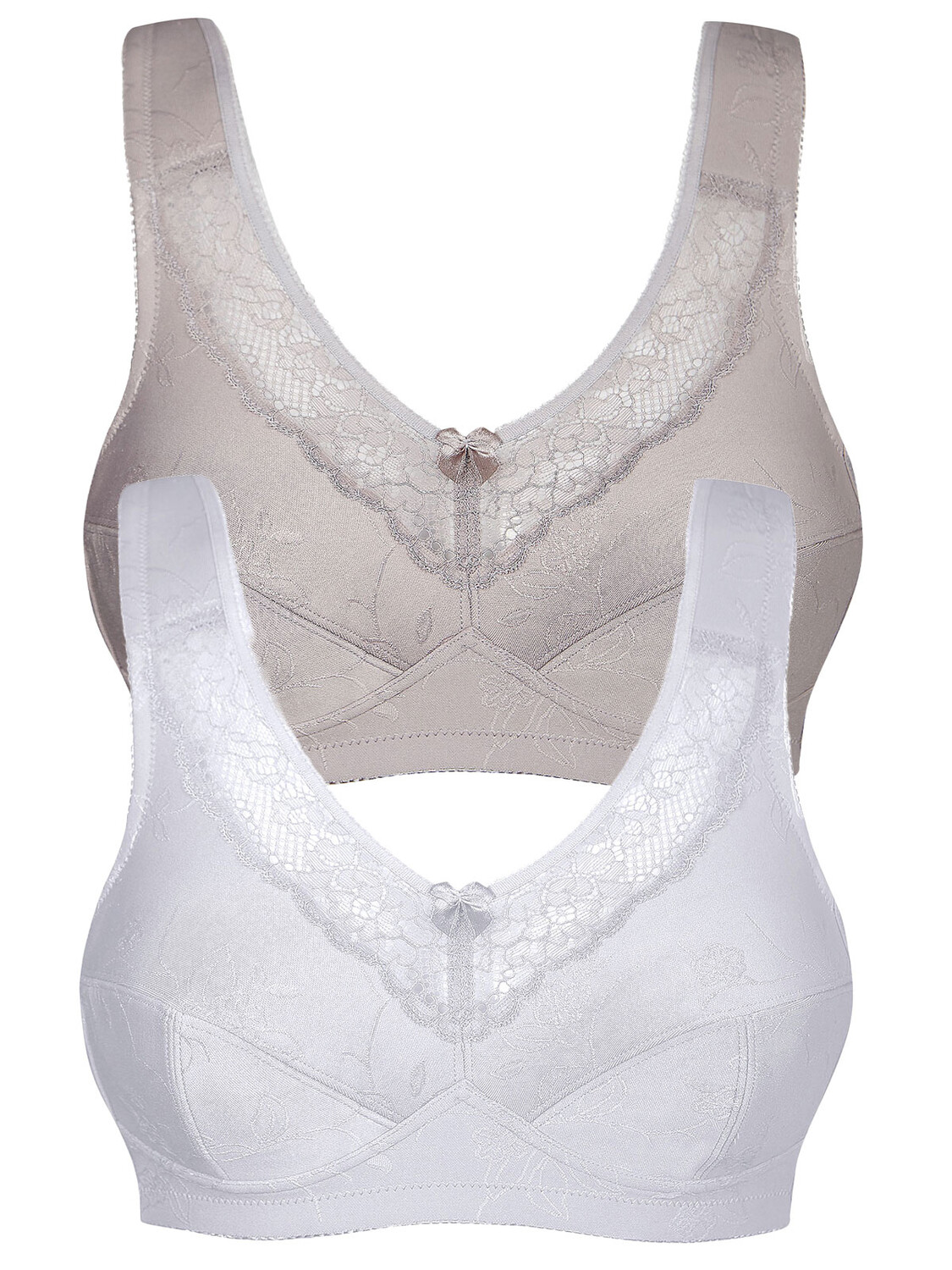 Бюстгальтер без косточек SUSA 2er Pack Entlastungs BH ohne Bügel Basic, цвет frosty lavender weiss
Бюстгальтер без косточек SUSA 2er Pack Entlastungs BH ohne Bügel Basic, цвет frosty lavender weiss