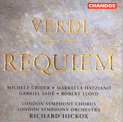 CD диск Verdi / Hickox / London Symphony Orchestra: Requiem
CD диск Verdi / Hickox / London Symphony Orchestra: Requiem