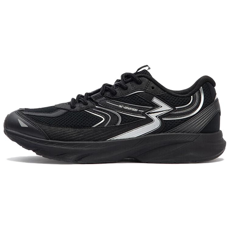 Износостойкие низкие кроссовки для бега мужские черные серебристые 361°
Износостойкие низкие кроссовки для бега мужские черные серебристые 361°