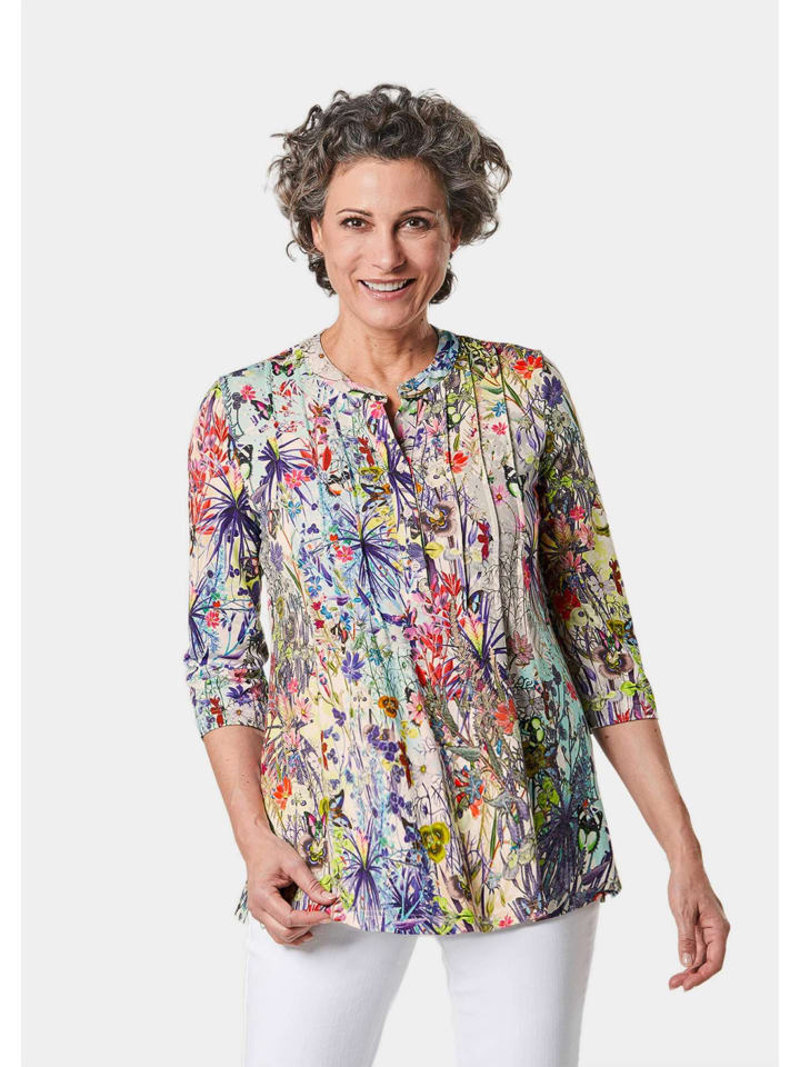 Рубашка-туника с принтом: рубашка-туника с принтом, подчеркивающая фигуру, с яркими/узорчатыми узорами. GOLDNER
Рубашка-туника с принтом: рубашка-туника с принтом, подчеркивающая фигуру, с яркими/узорчатыми узорами. GOLDNER