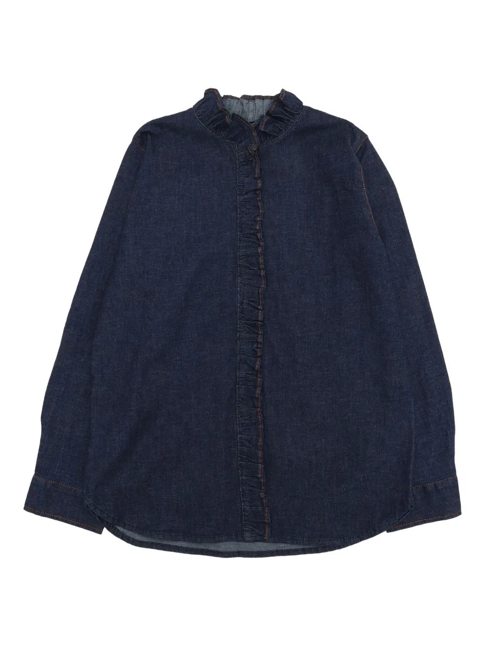 Джинсовая рубашка с оборками Zhoe & Tobiah, синий
Джинсовая рубашка с оборками Zhoe & Tobiah, синий