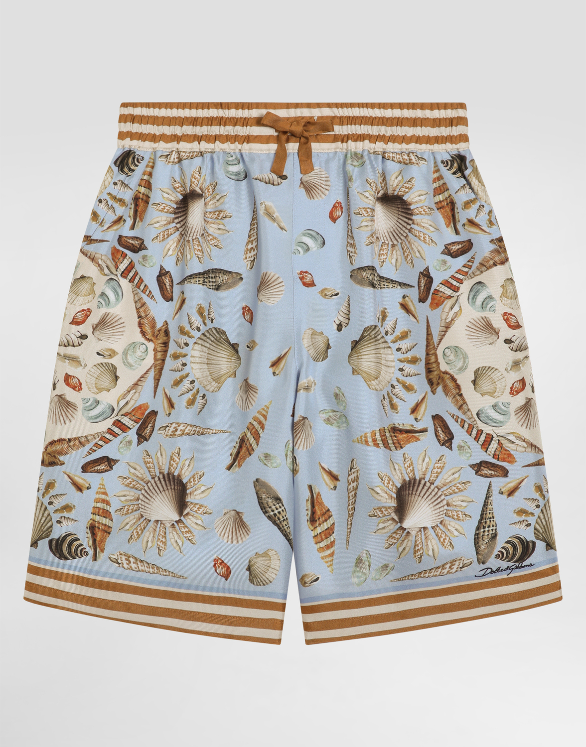 Бермуды из саржи с принтом ракушек Dolce&Gabbana, мультиколор
Бермуды из саржи с принтом ракушек Dolce&Gabbana, мультиколор
