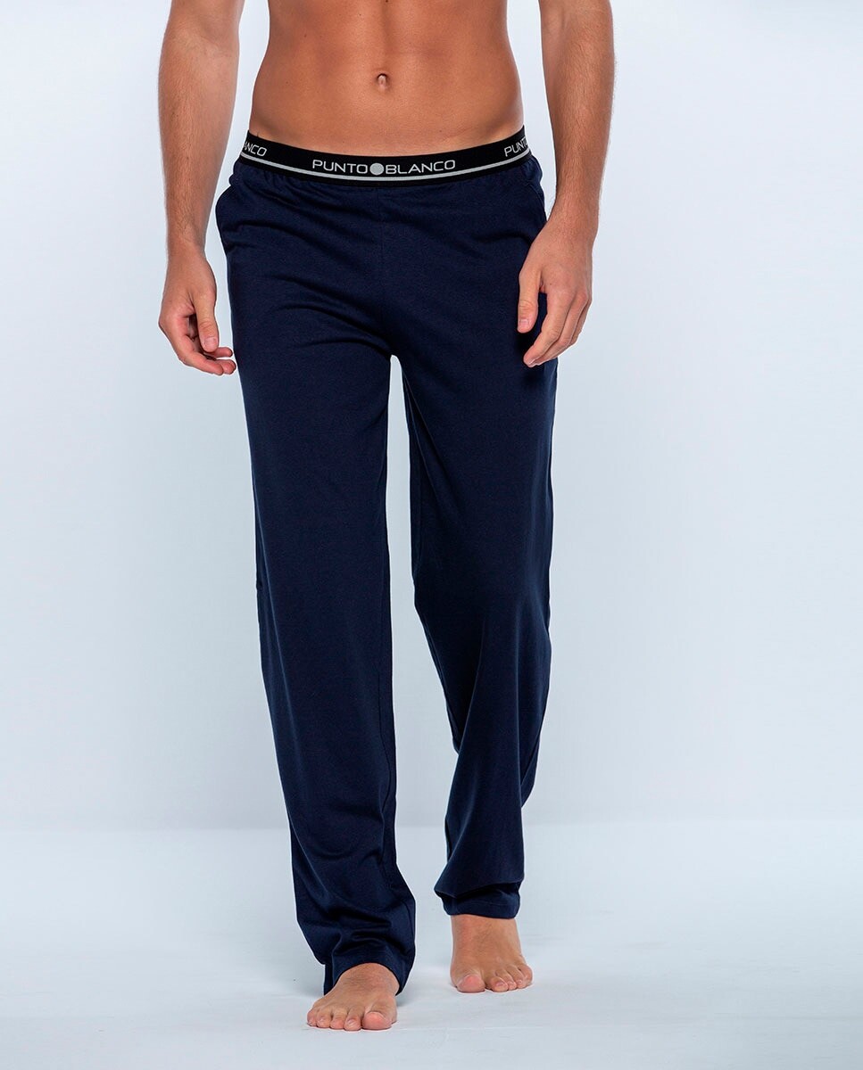 Длинные мужские пижамные штаны из 100% чесаного хлопка Punto Blanco, темно-синий
Длинные мужские пижамные штаны из 100% чесаного хлопка Punto Blanco, темно-синий
