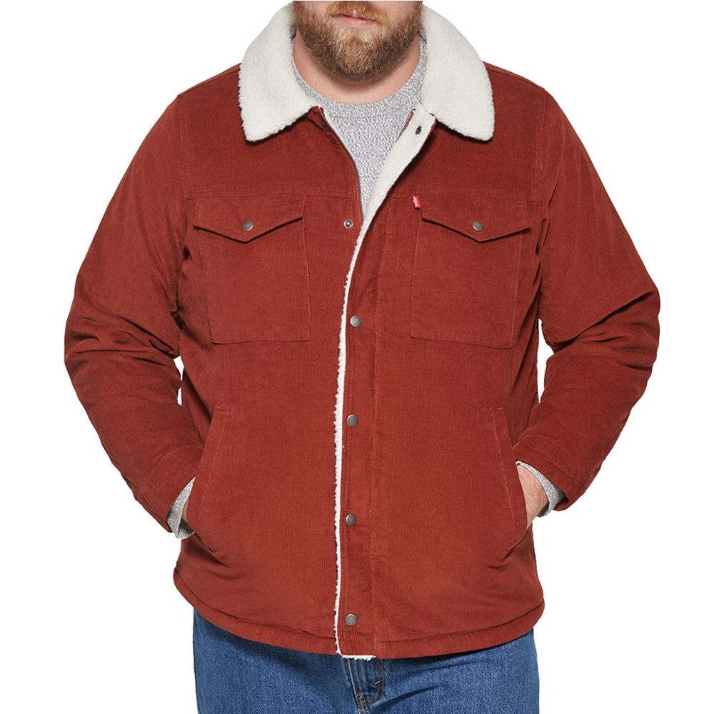 Классическая вельветовая куртка на подкладке из шерпы Big & Tall Levi's, цвет Rust
Классическая вельветовая куртка на подкладке из шерпы Big & Tall Levi's, цвет Rust