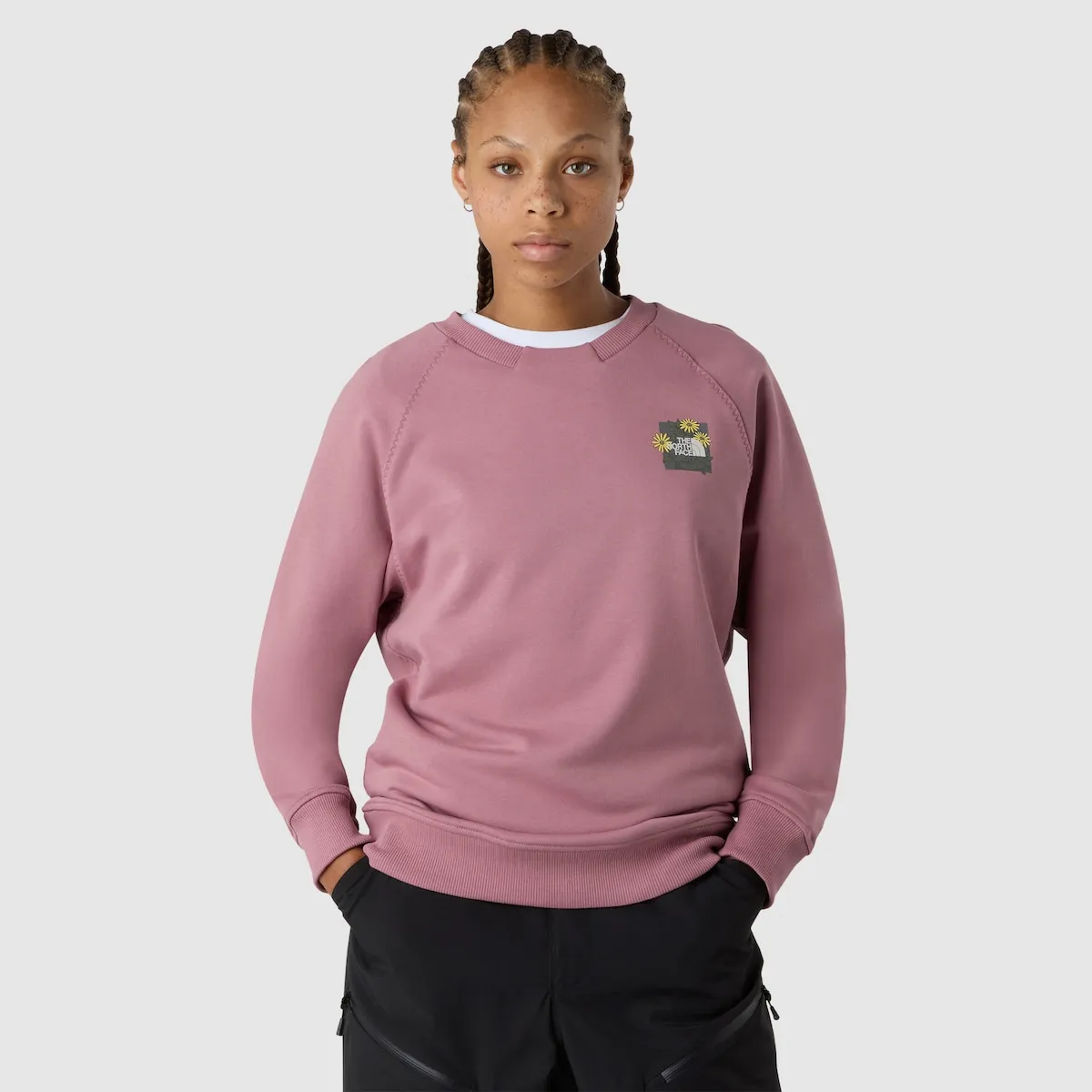 Женская свободная толстовка с графическим принтом Connect The North Face, розовый
Женская свободная толстовка с графическим принтом Connect The North Face, розовый