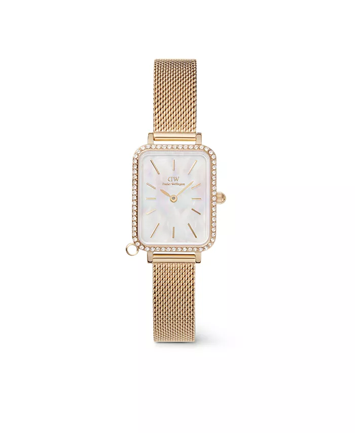 Женские часы с аналоговым циферблатом, золотистый оттенок, нержавеющая сталь, 20 мм Daniel Wellington
Женские часы с аналоговым циферблатом, золотистый оттенок, нержавеющая сталь, 20 мм Daniel Wellington