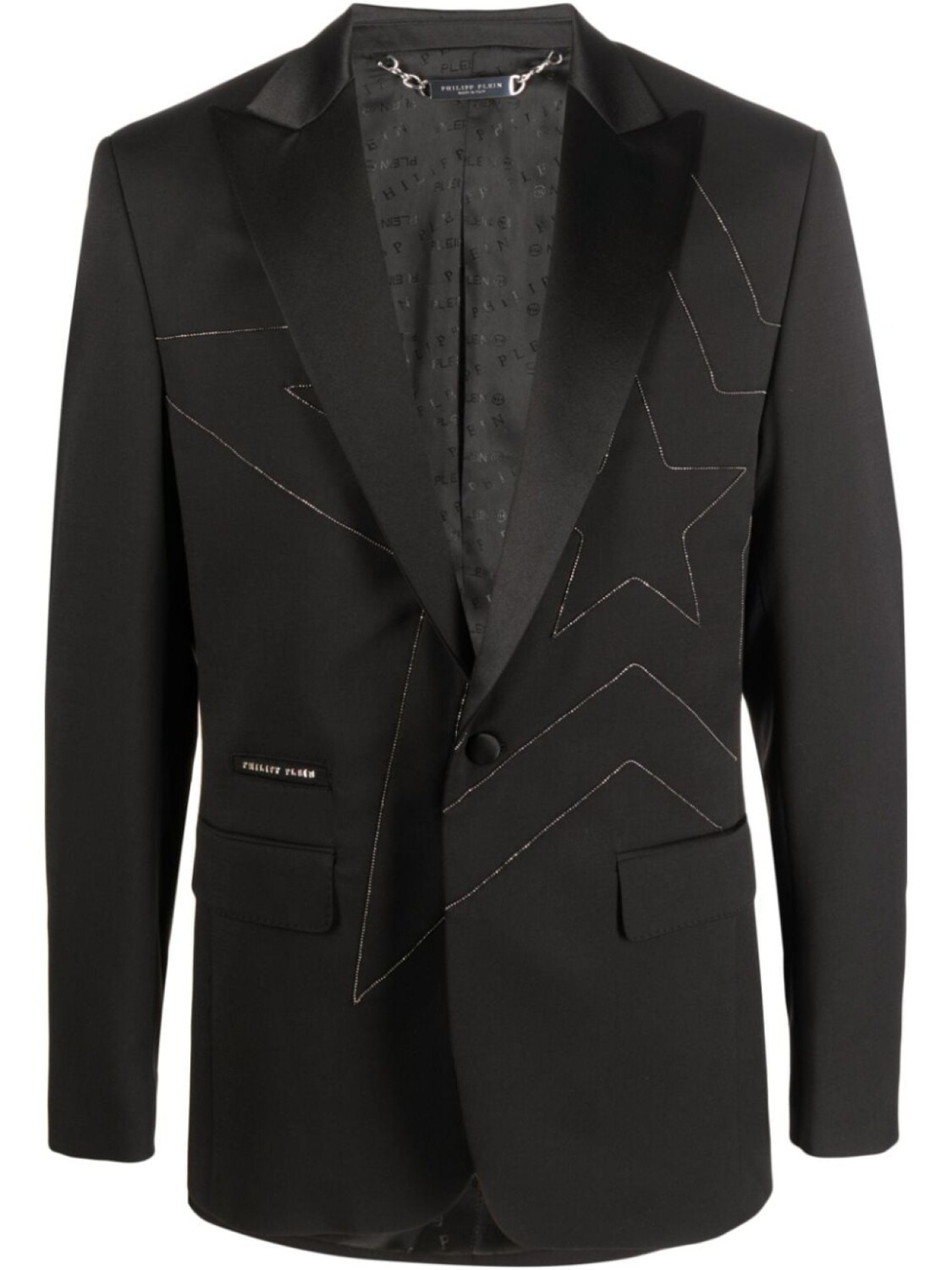 Philipp Plein пиджак со стразами, черный
Philipp Plein пиджак со стразами, черный