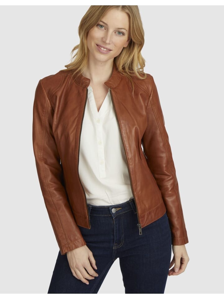 Кожаная куртка Bugatti miStehkragen BULady 142, коричневый
Кожаная куртка Bugatti miStehkragen BULady 142, коричневый