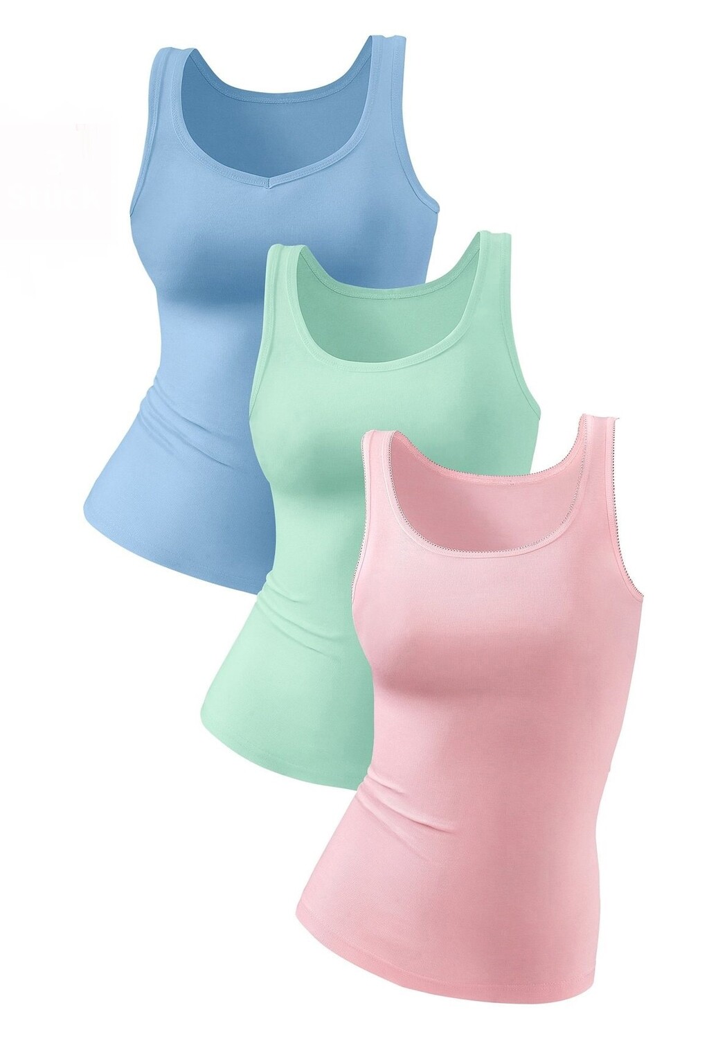 Майка PETITE FLEUR Achselhemd, цвет blau, rosé, mint
Майка PETITE FLEUR Achselhemd, цвет blau, rosé, mint