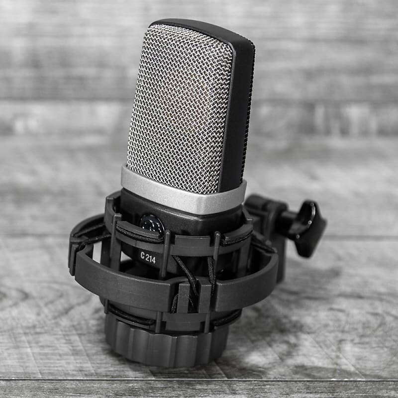 Студийный конденсаторный микрофон AKG C214 Large Diaphragm Cardioid Condenser Microphone
Студийный конденсаторный микрофон AKG C214 Large Diaphragm Cardioid Condenser Microphone