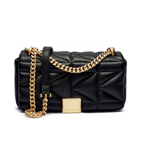 Кожаная сумка через плечо со стеганой подкладкой Karl Lagerfeld, черный
Кожаная сумка через плечо со стеганой подкладкой Karl Lagerfeld, черный