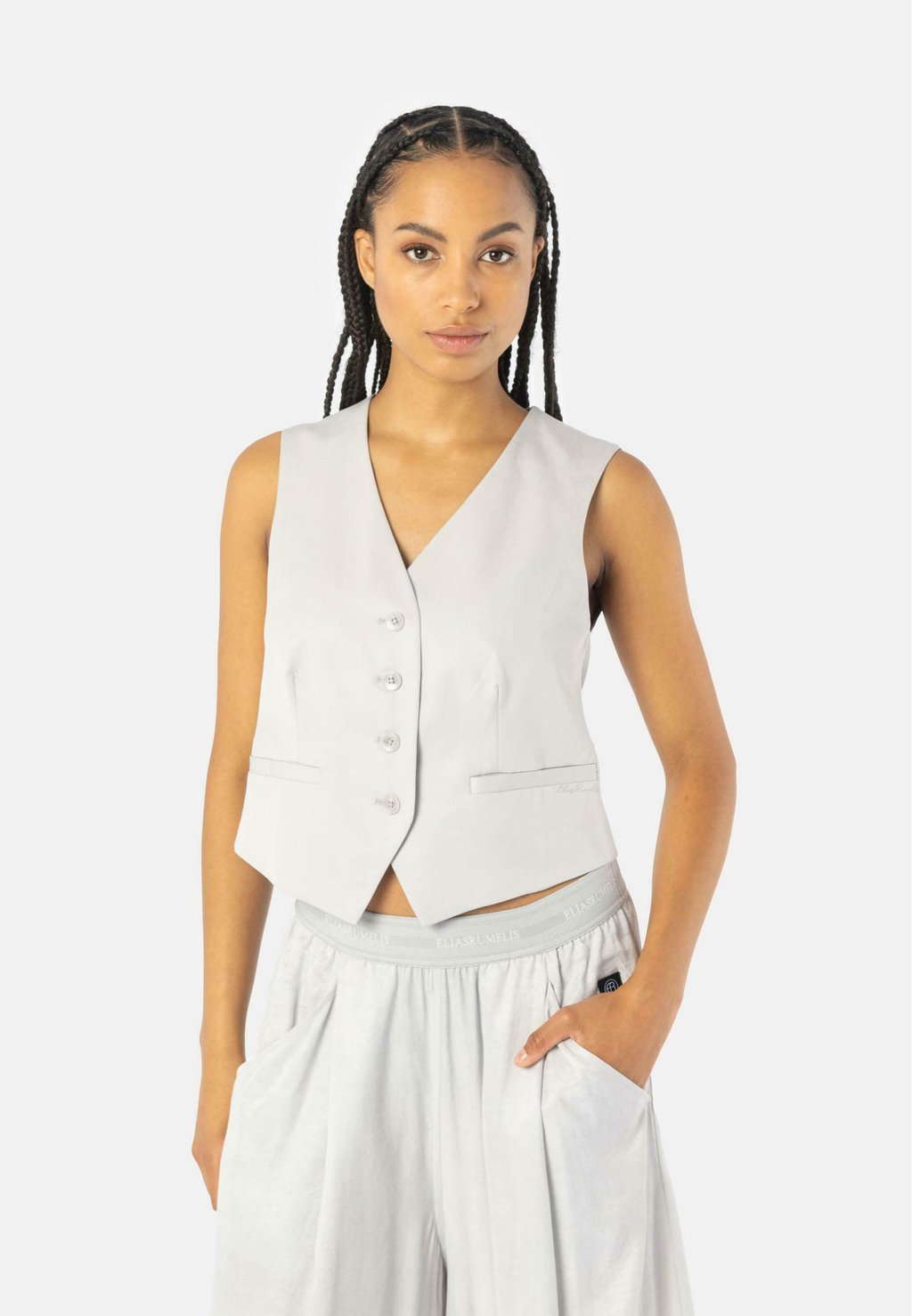 Жилет NATHALY Elias Rumelis, светло-серый
Жилет NATHALY Elias Rumelis, светло-серый