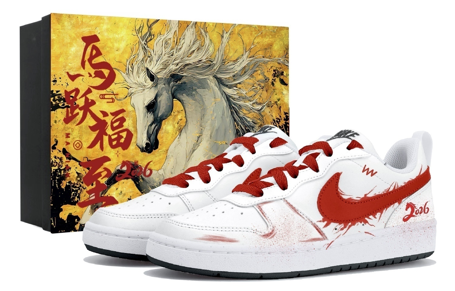 Nike Court Borough 2 Low top Skateboard Shoes White Red Teenagers
Nike Court Borough 2 Low top Skateboard Shoes White Red Teenagers