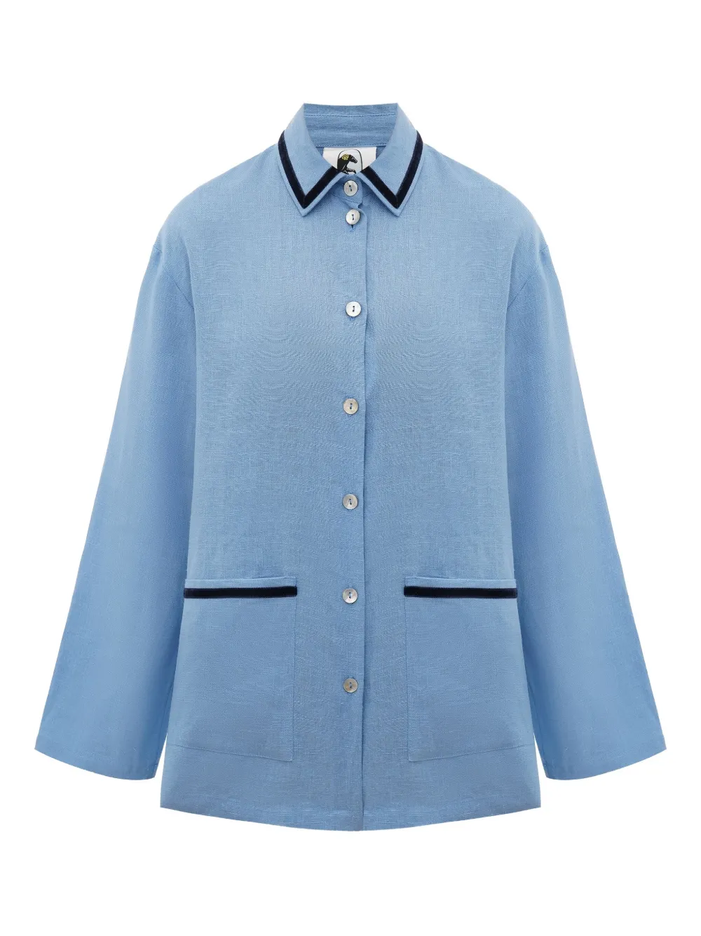 Льняная унисекс пижамная рубашка Paros синего цвета Sleeper, синий
Льняная унисекс пижамная рубашка Paros синего цвета Sleeper, синий