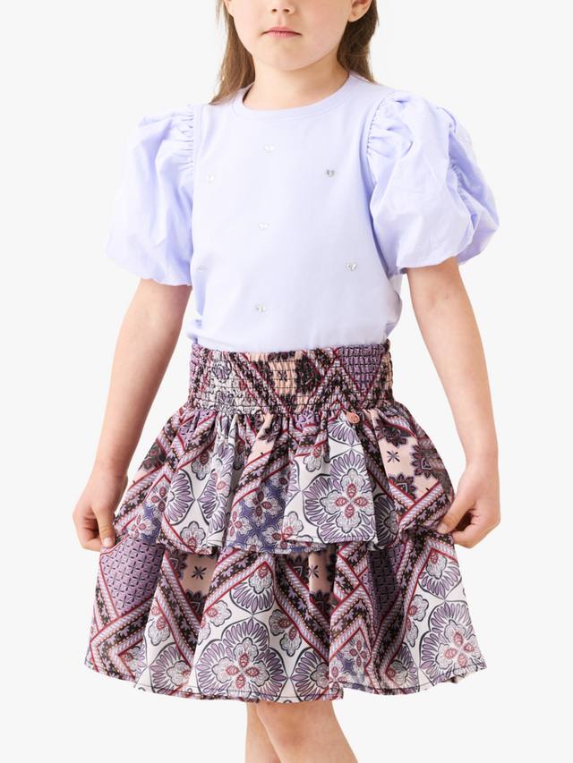 Детская многоярусная бохо-юбка Angel & Rocket, Purple
Детская многоярусная бохо-юбка Angel & Rocket, Purple