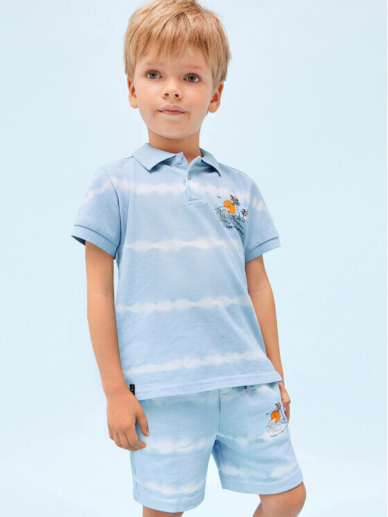 Тканевые шорты стандартного кроя Mayoral, синий
Тканевые шорты стандартного кроя Mayoral, синий