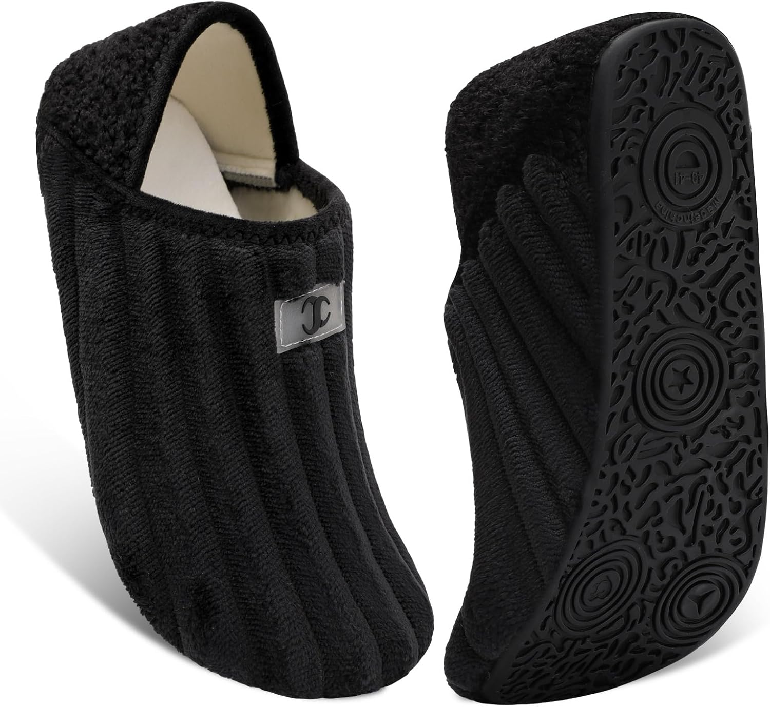 Домашние тапочки для мужчин и женщин Scurtain, носки-тапочки, унисекс, взрослые, с бархатной подкладкой, легкие домашние тапочки, дорожные тапочки с нескользящей подошвой, теплые тапочки, черный
Домашние тапочки для мужчин и женщин Scurtain, носки-тапочки, унисекс, взрослые, с бархатной подкладкой, легкие домашние тапочки, дорожные тапочки с нескользящей подошвой, теплые тапочки, черный