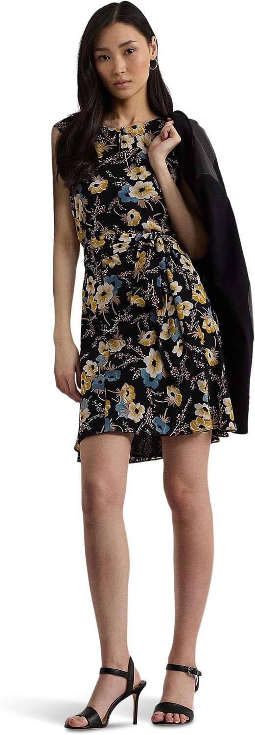 Платье Lauren Ralph Lauren Floral Bubble Crepe Cap-Sleeve Dress, цвет Black Multi
Платье Lauren Ralph Lauren Floral Bubble Crepe Cap-Sleeve Dress, цвет Black Multi