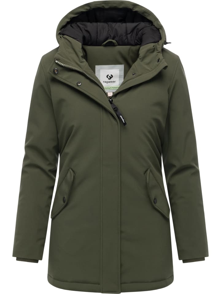 Темно-оливковое пальто Softshell Navanuti ragwear
Темно-оливковое пальто Softshell Navanuti ragwear