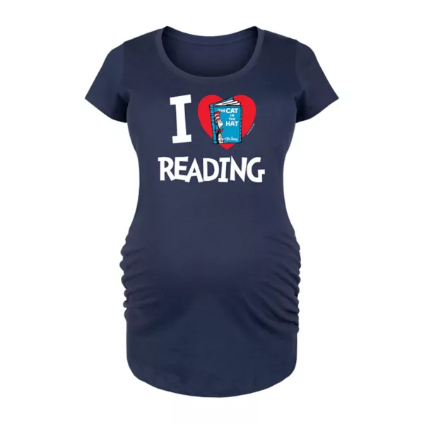 Беременная футболка с принтом «Я люблю читать» Dr Seuss Licensed Character, синий
Беременная футболка с принтом «Я люблю читать» Dr Seuss Licensed Character, синий