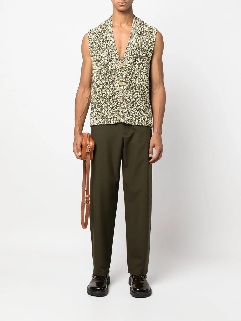 Жилет на пуговицах Nanushka, желтый
Жилет на пуговицах Nanushka, желтый