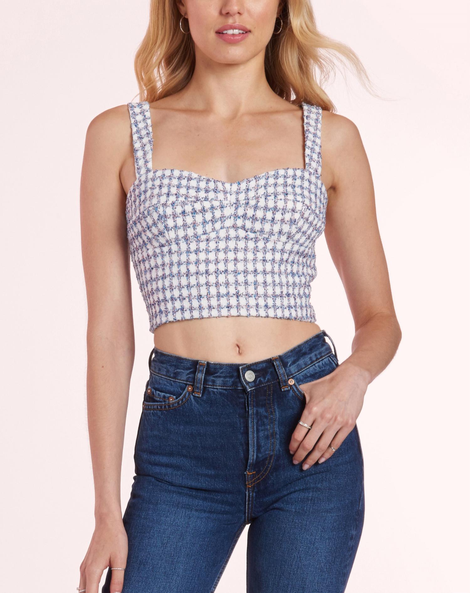 Топ из твида Percy, цвет: синий, многоцветный Amanda Uprichard
Топ из твида Percy, цвет: синий, многоцветный Amanda Uprichard