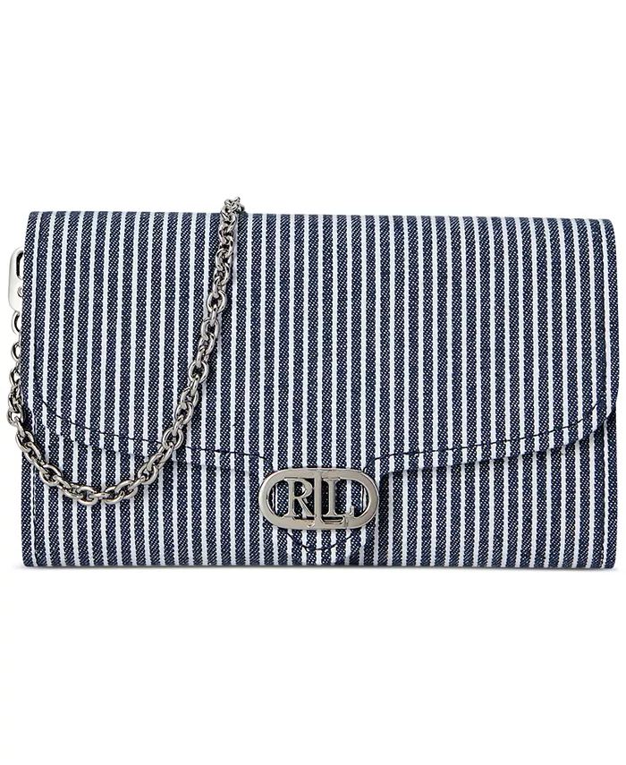 Полосатая холщовая сумка Adair через плечо Lauren Ralph Lauren, синий
Полосатая холщовая сумка Adair через плечо Lauren Ralph Lauren, синий