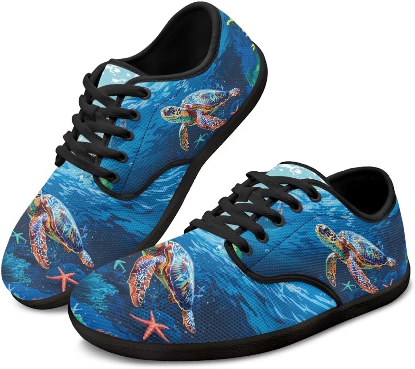 Кроссовки с широкой носочной частью, плоской подошвой, стильные, дышащие, сетчатые, для тенниса и спорта, для женщин и мужчин Pointodoor, Sea Turtle Print
Кроссовки с широкой носочной частью, плоской подошвой, стильные, дышащие, сетчатые, для тенниса и спорта, для женщин и мужчин Pointodoor, Sea Turtle Print